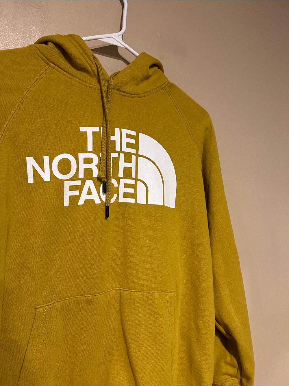 The North Face Women's Half Dome Pullover Hoodie Mustard Yellow Size M - Picture 2 of 7